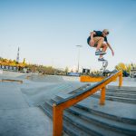 Christopher Khan, kickflip frontside boardslide