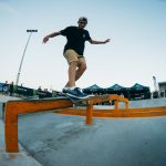 Christopher Khan, frontside feeble grind