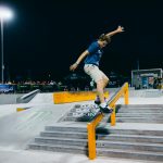 Luka Božič, frontside feeble grind