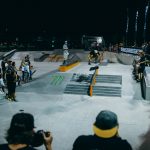 Christopher Khan, kickflip over rail